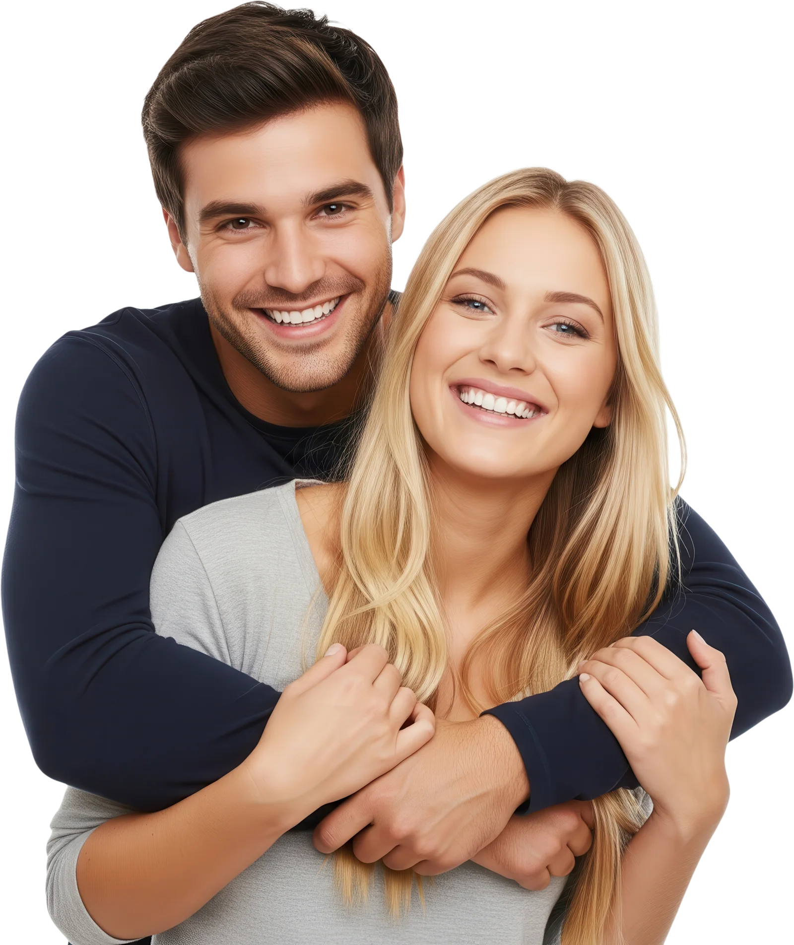 Smiling couple